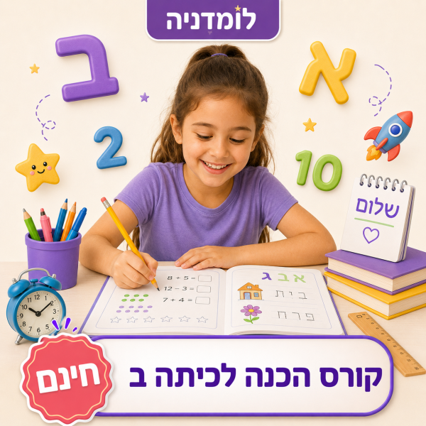הכנה לכיתה ב בחינם